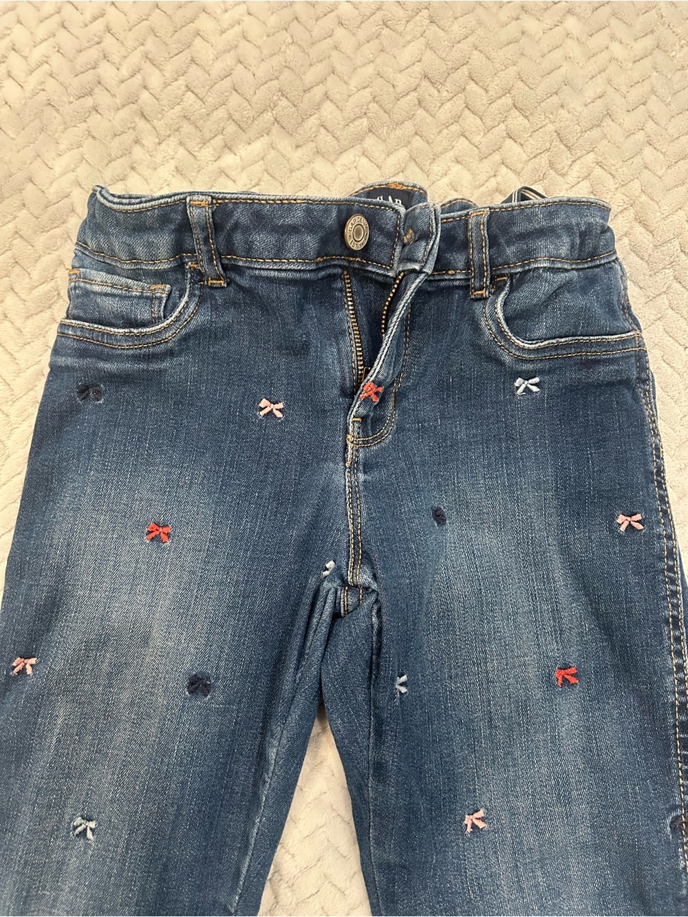 Girls stretch jegging Bow Jeans